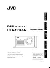 JVC DLA-SH4KNL Instructions Manual