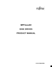 Fujitsu MPF3204AH Product Manual
