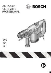 Bosch GBH 3-28 F E User Manual