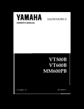 Yamaha VT600B Owner's Manual