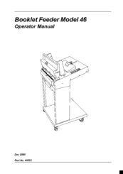 MBM Model 46 Operator's Manual