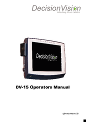 DecisionVision DV-15 Operator's Manual
