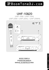 BoomToneDJ UHF-10 Operation Manual