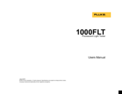 Fluke 1000FLT User Manual