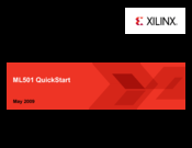 Xilinx ML501MicroBlaze Quick Start Quide