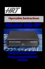 Hall Research Technologies HR-1P Operating Instructions Manual