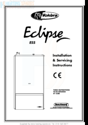 VOKERA Eclipse 226 ESS Installation & Servicing Instructions Manual