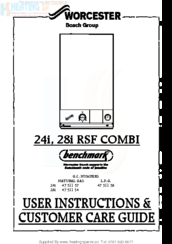 Worcester 24i User Instructions & Customer Care Manual