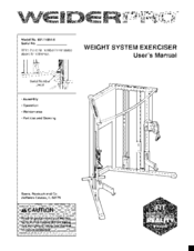 WeiderPro 831.14934.0 User Manual