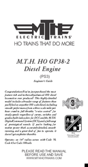 MTHTrains HO GP38-2 Engineer's Manual