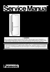 Panasonic NR-BD31ES1 Service Manual