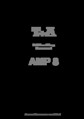 T+A Elektroakustik AMP 8 User Manual