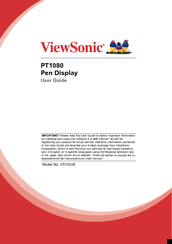 ViewSonic PT1080 User Manual