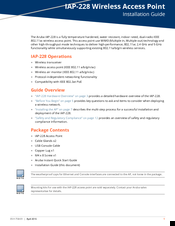 Aruba IAP-228 Installation Manual