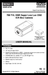Okina Usa SDNR-8700 User Manual