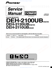 Pioneer DEH 2100UB - Radio / CD Manuals | ManualsLib