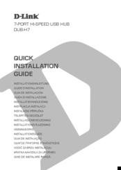 D-Link DUB-H7 - Hub - USB Quick Installation Manual