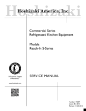 Hoshizaki Reach-In S-Series Service Manual