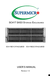 Supermicro SC417BE1C-R1K23JBOD User Manual