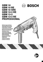 Bosch GBM 13-2 Operating Instructions Manual