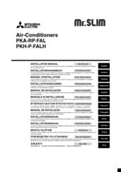 Mitsubishi Electric PKH-P FALH Installation Manual