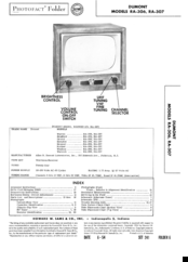 Dumont RA-307 Service Manual