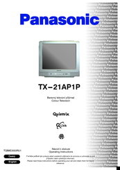 Panasonic TX-21AP1P Operating Instructions Manual