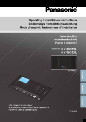 Panasonic KY-T935XL Operating & Installation Instructions Manual