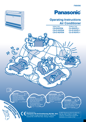 Panasonic CU-E12GFE-1 Operating Instructions Manual