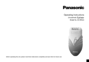 Panasonic ES-WS20 Operating Instructions Manual