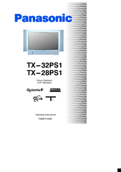 Panasonic QuintrixF TX-28PS1 Operating Instructions Manual