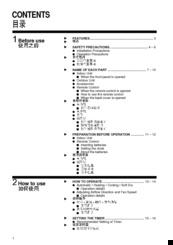 Panasonic CUA95KH Operating Instructions Manual