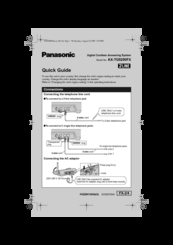 Panasonic KX-TG8280FX Quick Manual