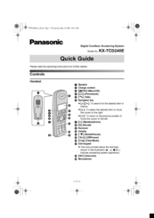 Panasonic KX-TCD240E Quick Manual
