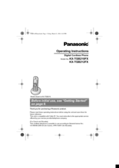 Panasonic KX-TGB212FX Operating Instructions Manual