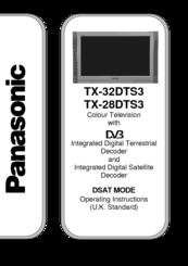 Panasonic TX-32DTS3 Operating Instructions Manual