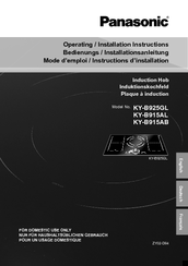 Panasonic KY-B915AB Operating & Installation Instructions Manual