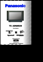 Panasonic TX-32K60D Operating Instructions Manual
