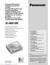 Panasonic SJ-MR100 Operating Instructions Manual