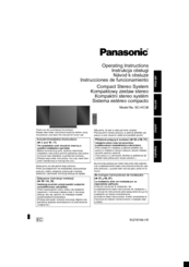 Panasonic SC-HC38 Operating Instructions Manual