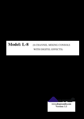 LTO L-8 Service Manual