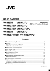 JVC VN-H137BU Instructions Manual