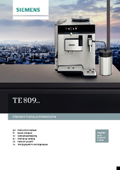 Siemens TE 809 Series Instruction Manual