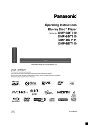 Panasonic DMP-BDT111 Operating Instructions Manual