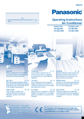 Panasonic CS-UE9JKE Operating Instructions Manual