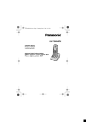Panasonic KX-TGA648FX Installation Manual