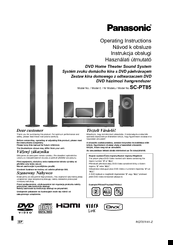 Panasonic SC-PT85 Operating Instructions Manual