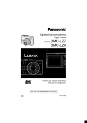 Panasonic DMC LZ6 - Lumix Digital Camera Operating Instructions Manual
