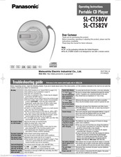 Panasonic SL-CT582V Operating Instructions Manual
