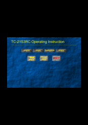 Panasonic TC-21S3RC Operating	 Instruction
